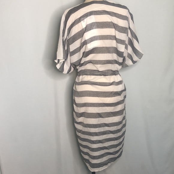 Loft Striped Black White Wrap Size XS/Small - Picture 11 of 13